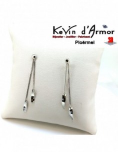 Boucles d'oreilles torsadées