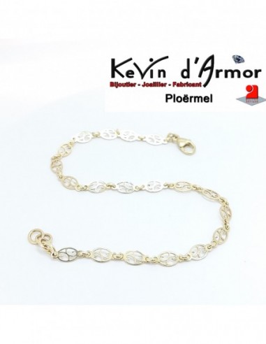 Bracelet mailles filigranes