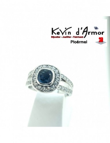 Bague Topaze London Oxydes de zirconium