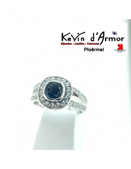 Bague Topaze London Oxydes de zirconium