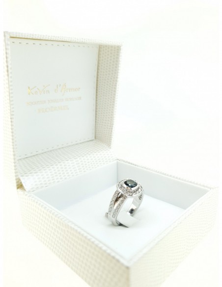 Bague Topaze London Oxydes de zirconium