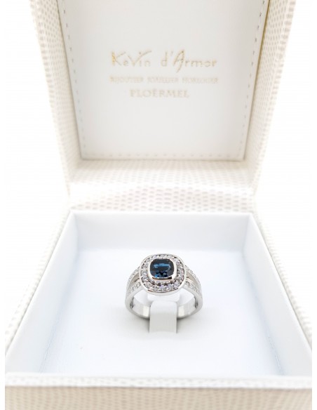 Bague Topaze London Oxydes de zirconium