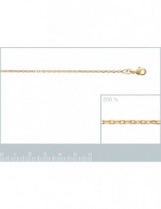 Chaine maille forçat diamantée