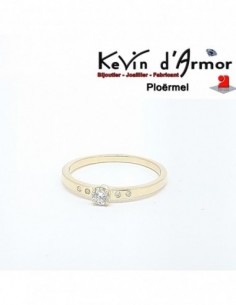 Bague Diamants synthèse et naturels