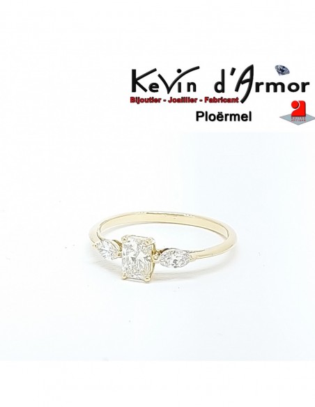 Bague Diamants de synthèse