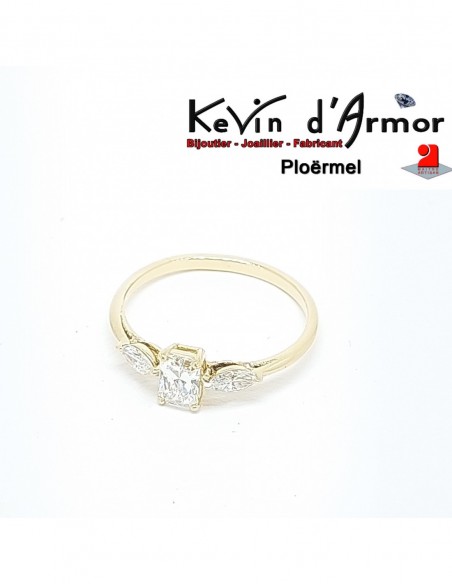 Bague Diamants de synthèse