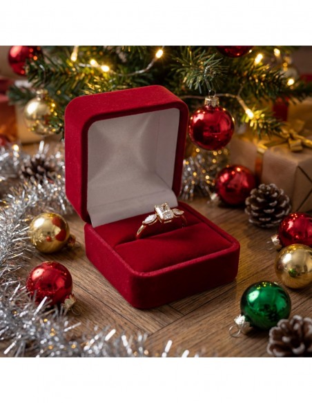 Bague Diamants de synthèse