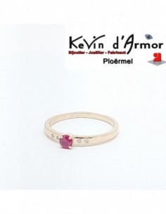 Bague Rubis et Diamants naturels