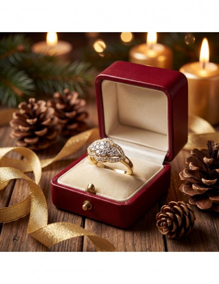 Bague Diamants de synthèse