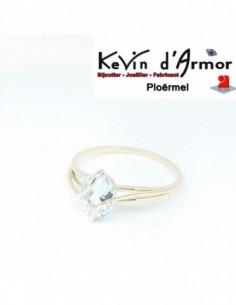 Bague Topaze bleue