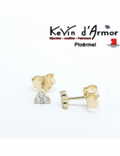 Boucles d'oreille Diamants de synthèse