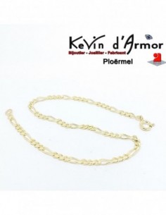 Bracelet mailles Figaro 1/3