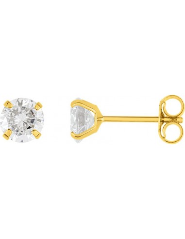 Puce d'oreilles oxyde de zirconium 5mm