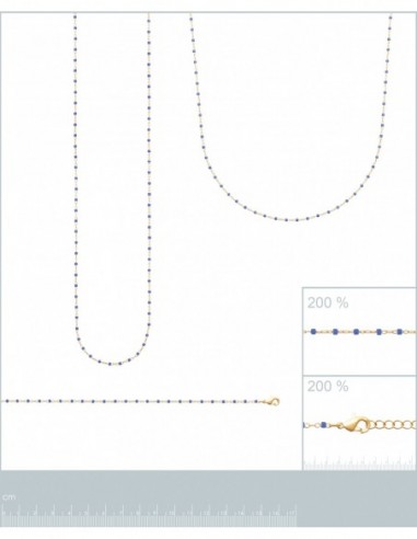 Bracelet fantaisie plaqué or