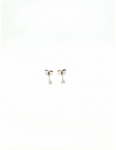 Boucle d'oreille diamant