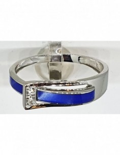 Bague diamant résine