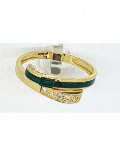 Bague diamant résine