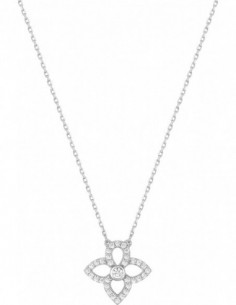 Collier or gris oxydes de zirconium
