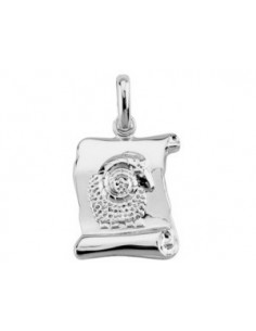 Médaille argent zodiaque bélier