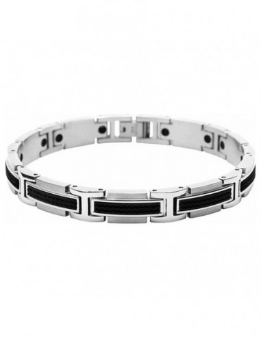 Bracelet Acier/Silicone VERSUS
