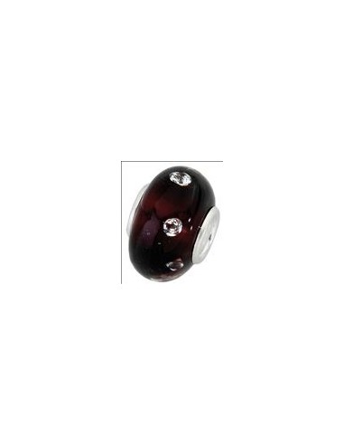 Charm argent verre de murano