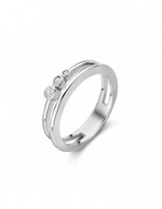 Bague argent trilogie